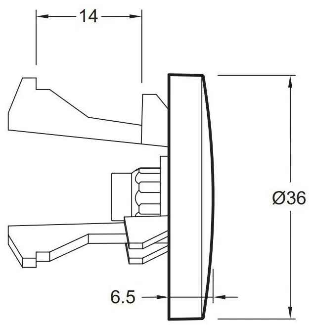 Заглушка для перелива Jacob Delafon Presquile E4061-CP
