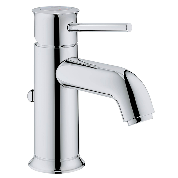 Смеситель для раковины с донным клапаном, хром Grohe BauClassic 23161000