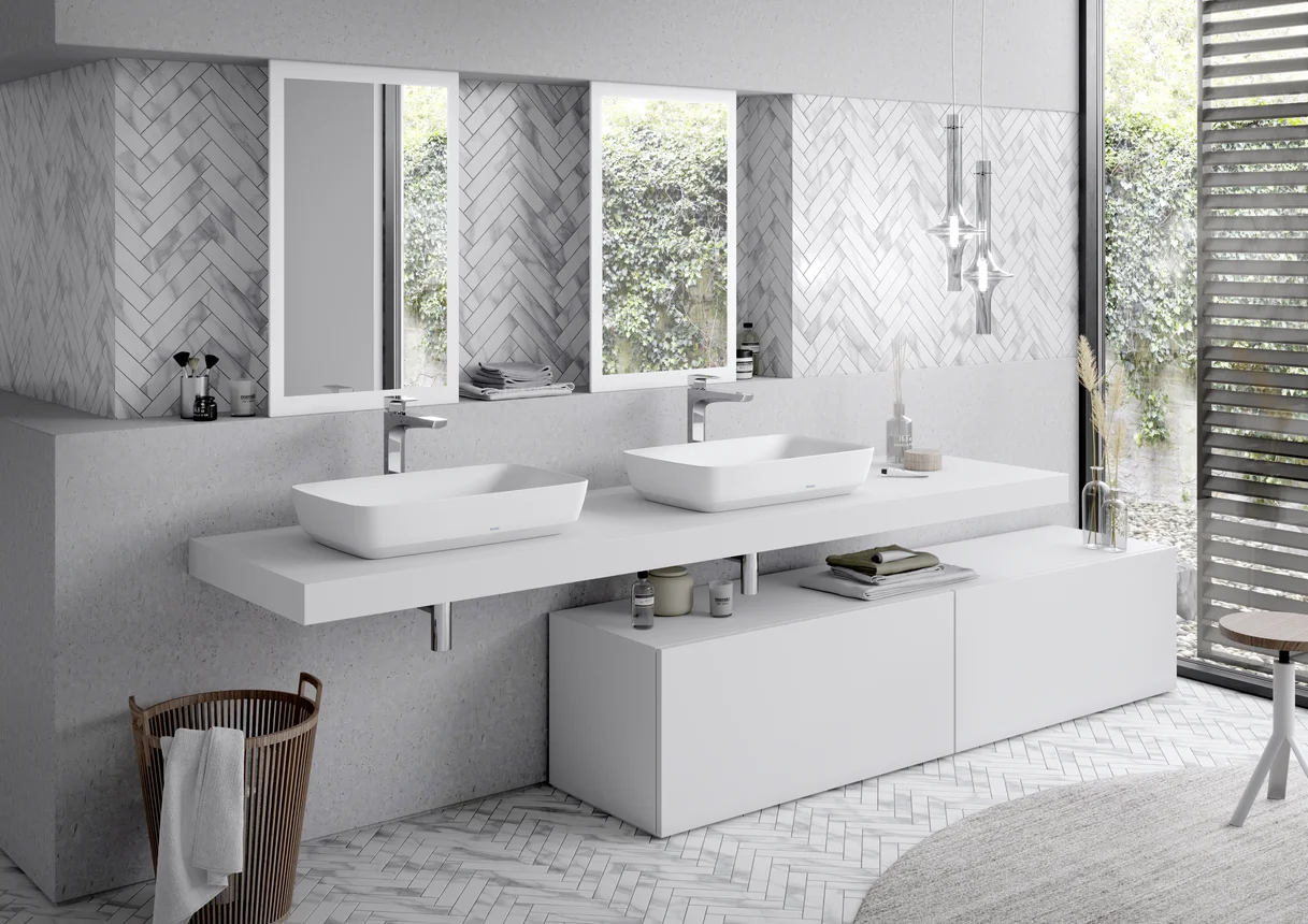 Раковина накладная 60, квадратная, белый TOTO CE PJS06WEE#MW