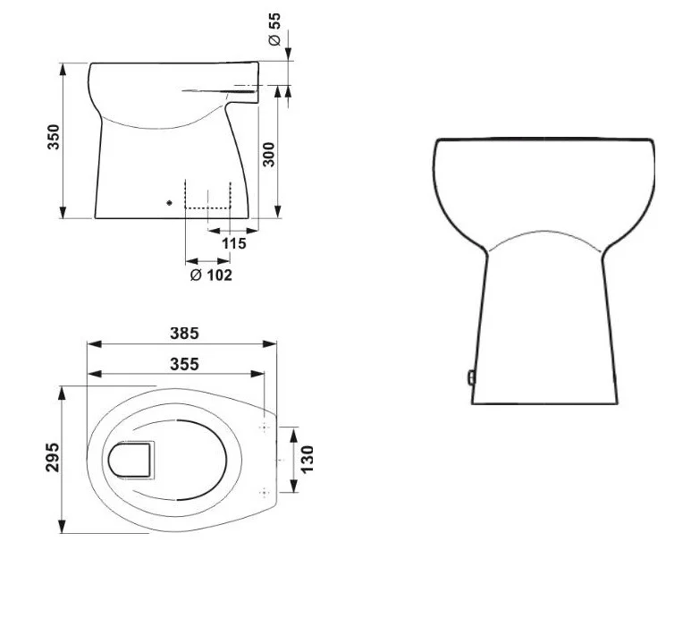 Унитаз приставной Jika Baby 8220370000001