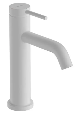 Смеситель для раковины 110, с донным клапаном, белый Hansgrohe Tecturis S 73314700