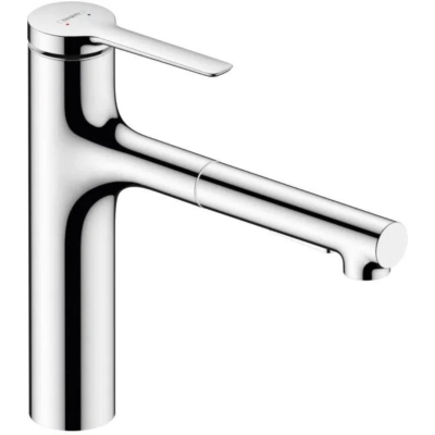 Смеситель для кухни 160, вытяжной излив, хром Hansgrohe Zesis M33 74801000