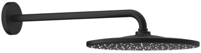 Верхний душ с кронштейном 422, 2 режима струи, черный матовый Grohe Rainshower 310 22123KF0