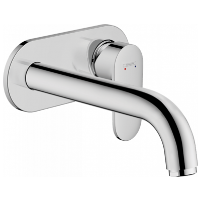 Смеситель для раковины, настенный, хром Hansgrohe Vernis Blend 71576000