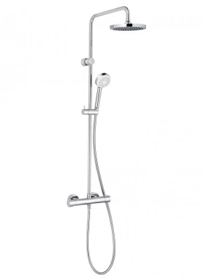 Душевая система с термостатом для душа, хром Kludi Logo 6809405-00