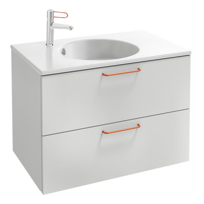 Тумба под раковину 80, белый глянец Jacob Delafon Odeon Rive EB2522-R7-N18