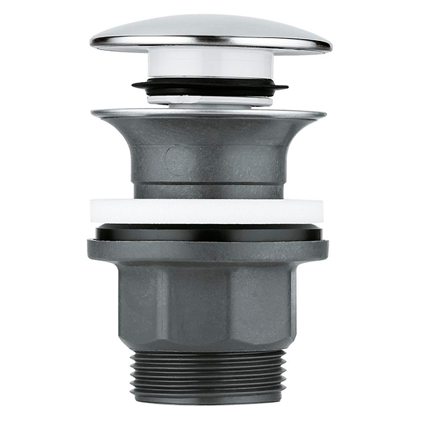 Донный клапан универсальный, нажимной, хром Grohe 40824000