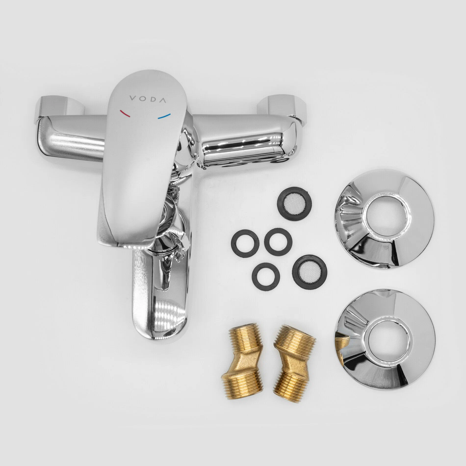 Смеситель для ванны, хром VODA Hill HI54