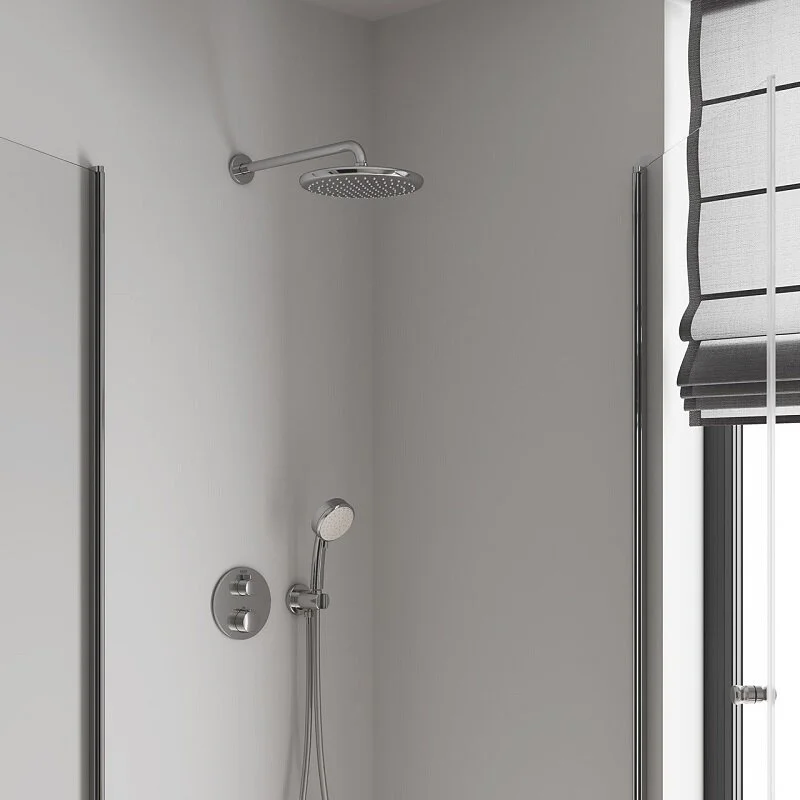 Верхний душ, круглый, кронштейн 380, хром Grohe Tempesta 250 26663000