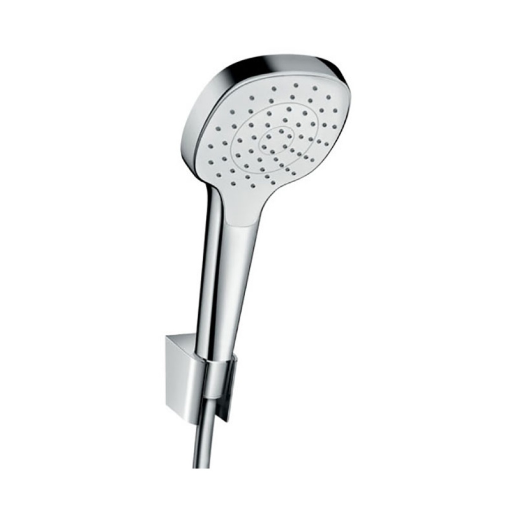 HG26412400 Croma Select E Душевой набор 1jet с держателем и шлангом 160 см, белый/хром