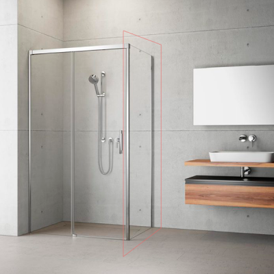 387044-01-01R IDEA KDJ 140 Правая часть кабины хром/прозр 1400*2005