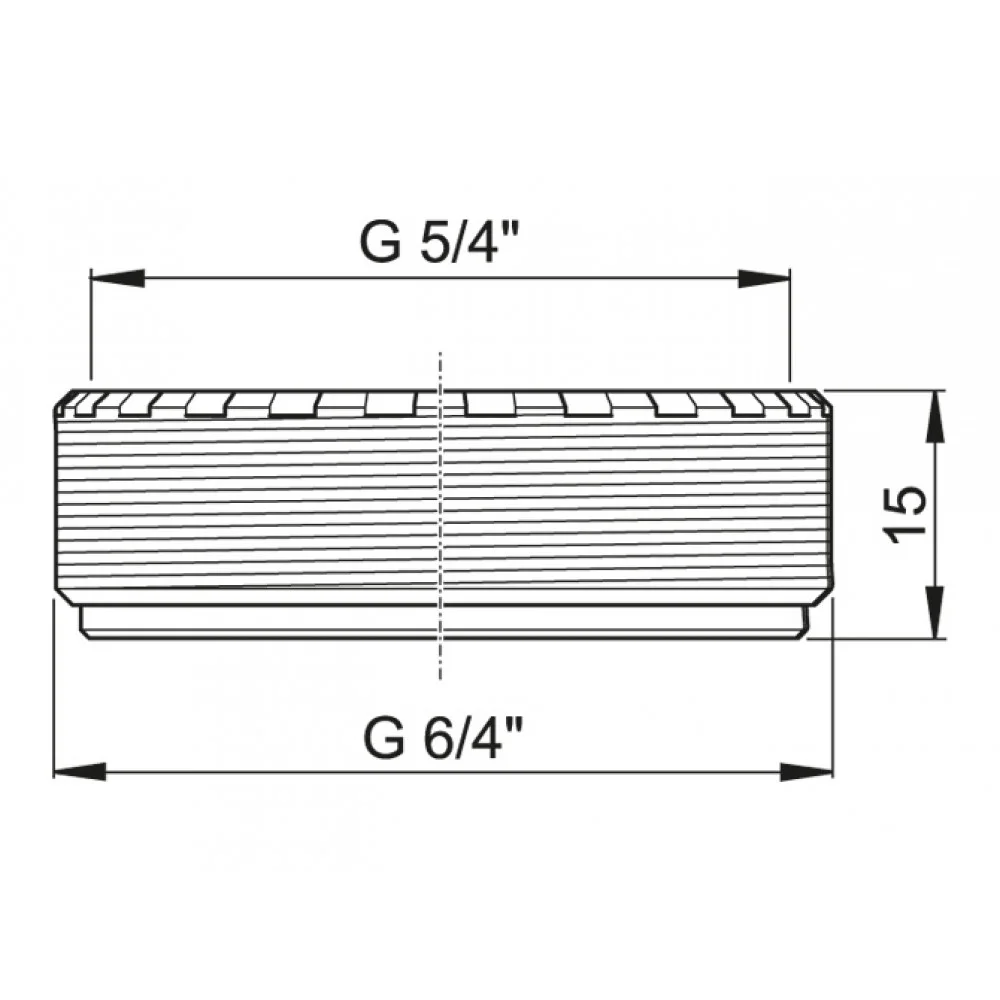 Переходник 6/4x5/4 Alcaplast S0507-ND
