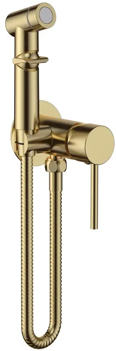 Гигиенический душ со смесителем, встраиваемый, золото ESKO SMHGold