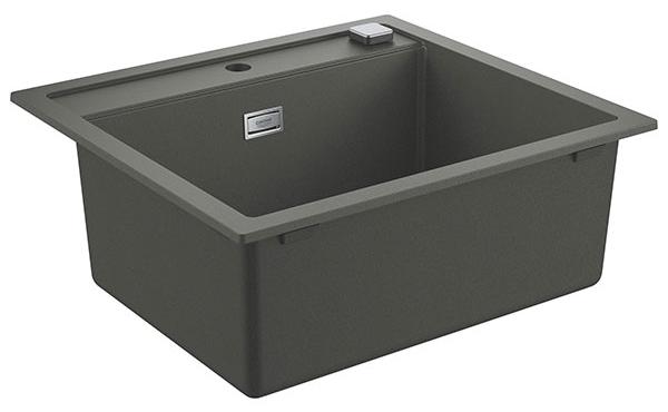 Мойка K700, композитная, 560x510, серый гранит Grohe 31651AT0
