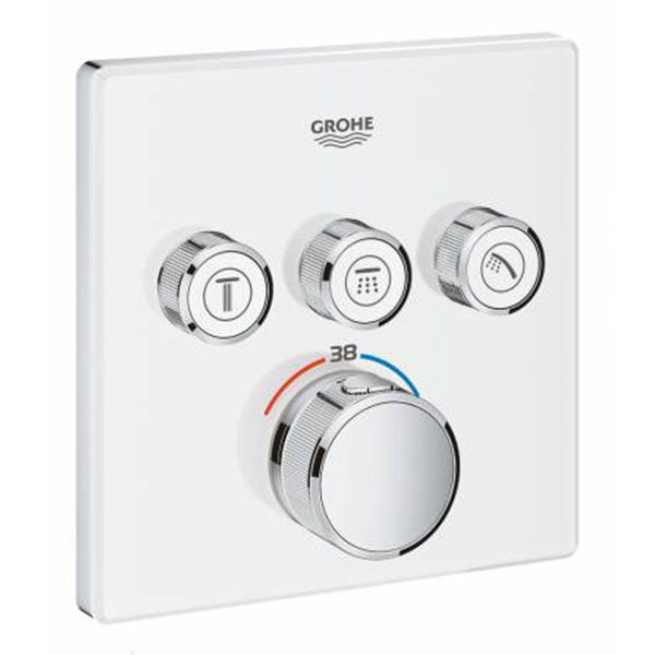 Термостат, встраиваемый, на 3 выхода, белая луна Grohe Grohtherm SmartControl 29157LS0