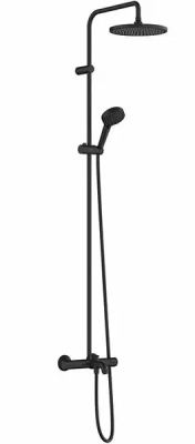 Душевая система с термостатом для ванны, черный Hansgrohe Vernis Blend 26899670 Душевая система с термостатом для ванны, черный Hansgrohe Vernis Blend 26899670