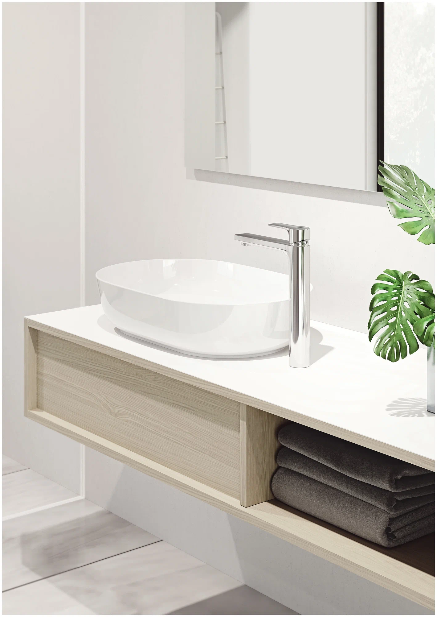 Смеситель для раковины 240, хром Kludi Zenta 482560565