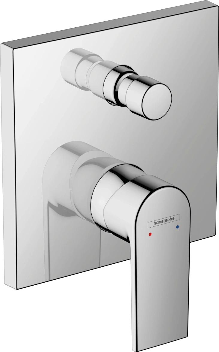 Смеситель для ванны, встраиваемый, хром Hansgrohe Vernis Shape 71468000