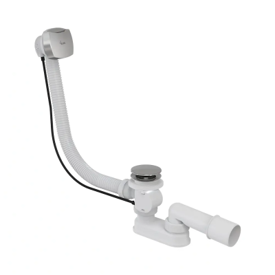 Сифон для ванны, автомат, хром Alcaplast A51CRM
