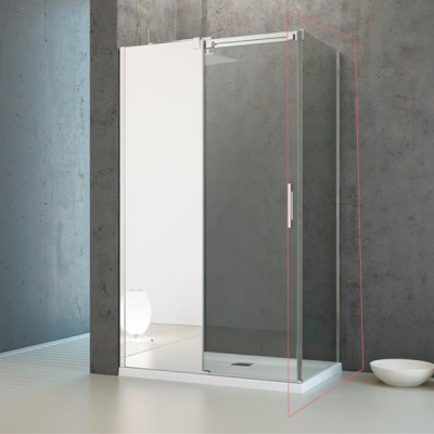 380232-71L Espera KDJ Mirror Фронтальная часть 550*2000 (Прозрачное стекло, хром, левая)