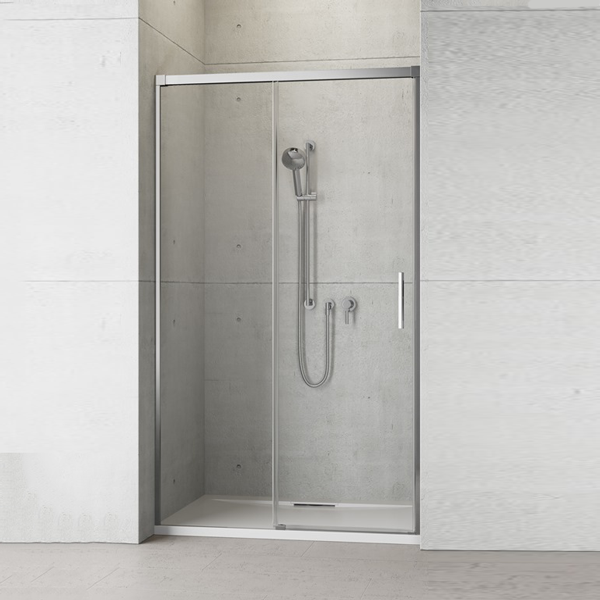 387017-01-01L IDEA DWJ 130 Леваая часть кабины хром/прозр 1300*2005