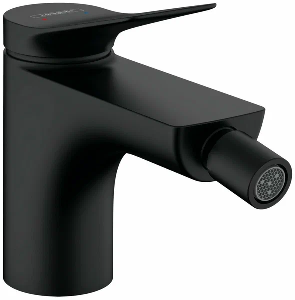 Смеситель для биде с донным клапаном, черный Hansgrohe Vivenis 75200670