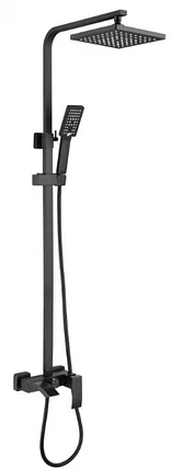 Душевая система со смесителем для ванны, черный ESKO ST100B