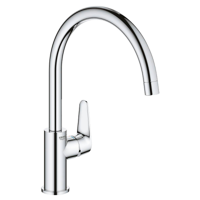 Смеситель для кухни, высокий излив, хром Grohe BauCurve 31231001