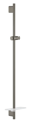 Душевая штанга 900, с полочкой, темный графит матовый Grohe RainShower SmartActive 26603AL0