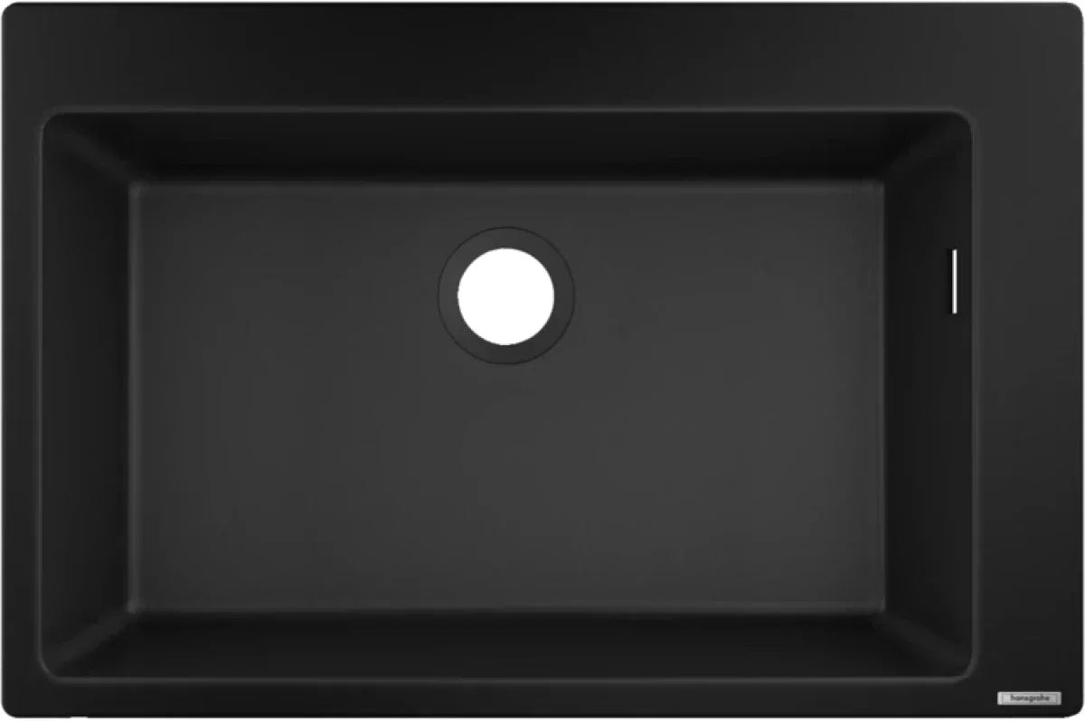 Мойка S51, 750x490, графитовый черный Hansgrohe SilicaTec 43313170