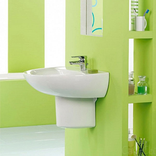 Раковина подвесная 55, белая Jacob Delafon Patio E4158-00