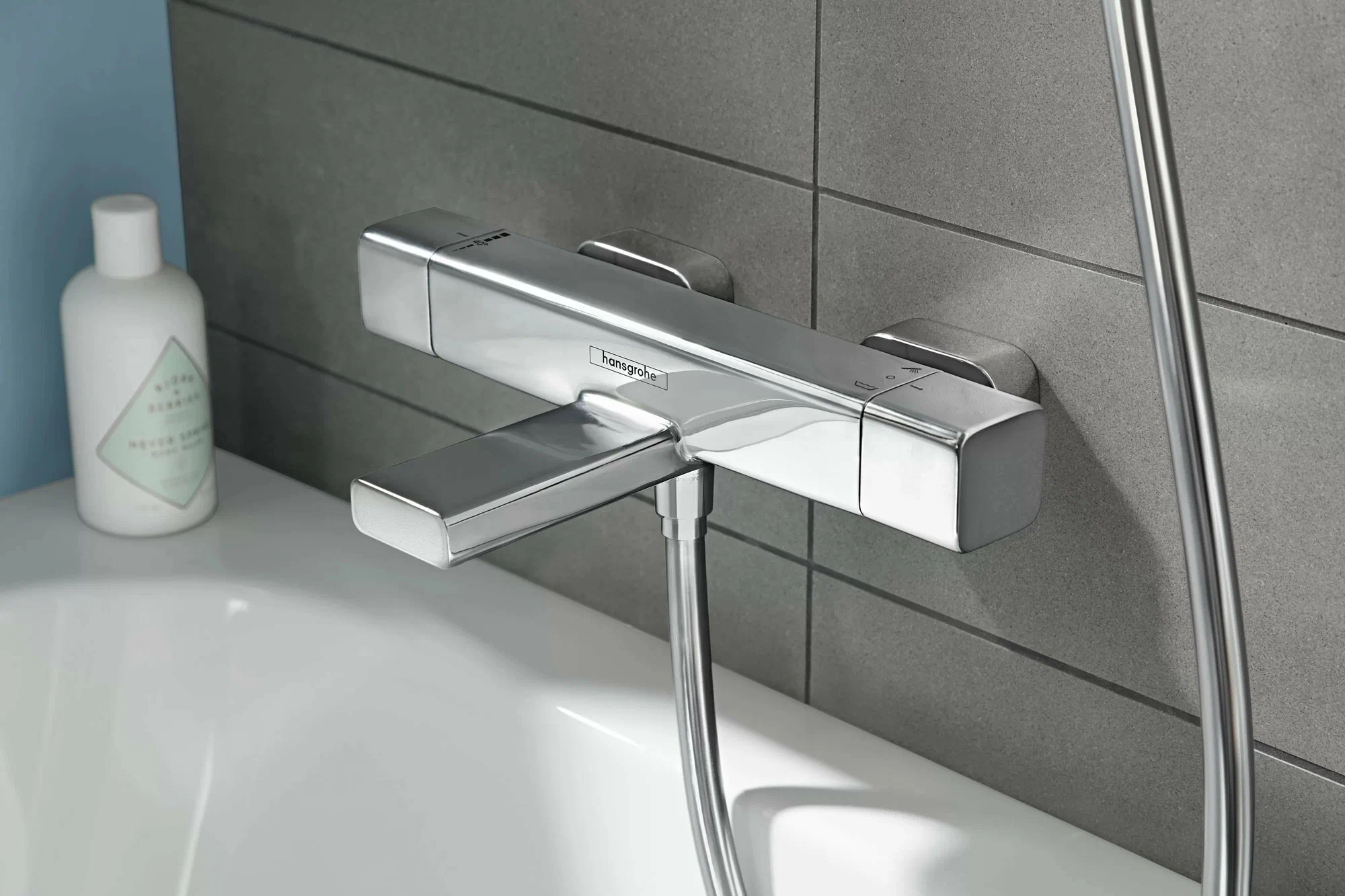 Термостат для ванны, хром Hansgrohe Ecostat E 15774000