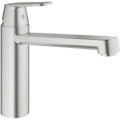 Смеситель для кухни, средний излив, суперсталь Grohe Eurosmart Cosmopolitan  30193DC0
