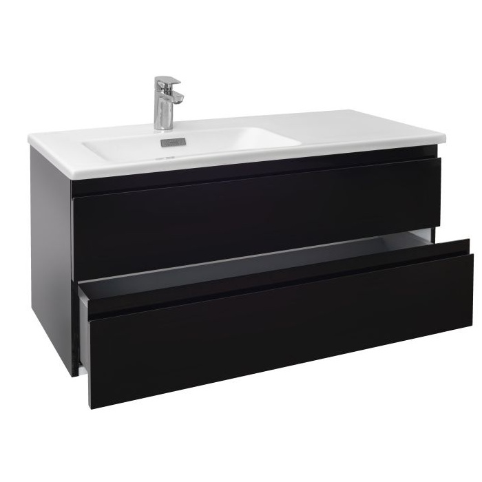 EB2054-J52 Madeleine Тумба для левосторонней раковины 100 см, цвет блестящий черный