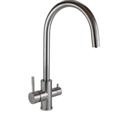 Смеситель для кухни, с подключением к фильтру, нержавеющая сталь ESKO K22