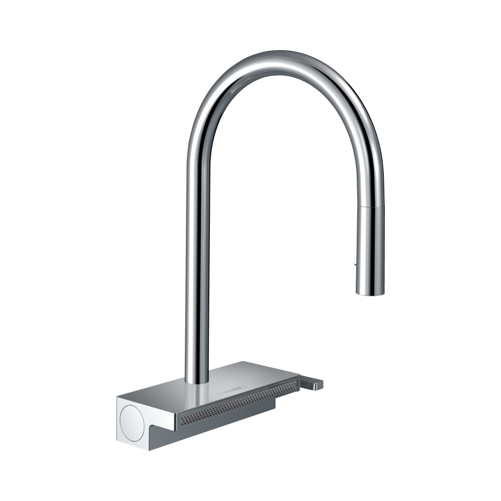 Cмеситель для кухни, с вытяжным душем, хром Hansgrohe Aquno Select M81 73837000