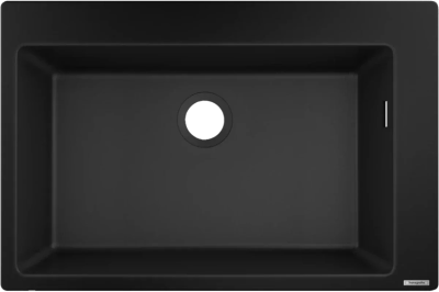 Мойка S51, 750x490, графитовый черный Hansgrohe SilicaTec 43313170