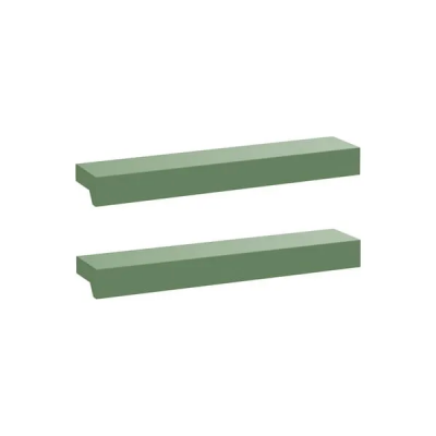 EB1579-S49 VIVIENNE Ручки для колонны, 2 штуки, 10 см, сатиновый лак, эвкалипт