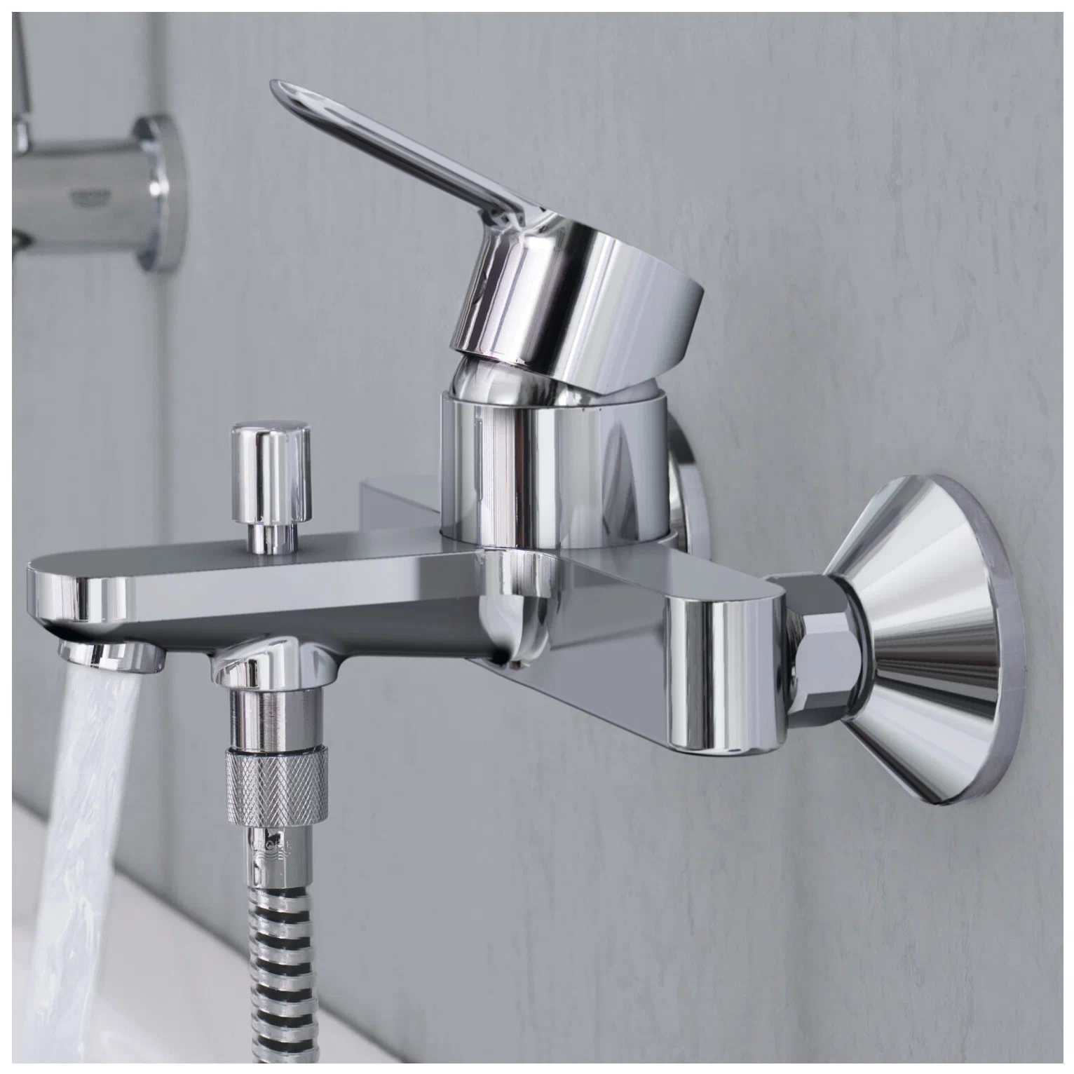 Смеситель для ванны, хром Grohe BauEdge 32820000