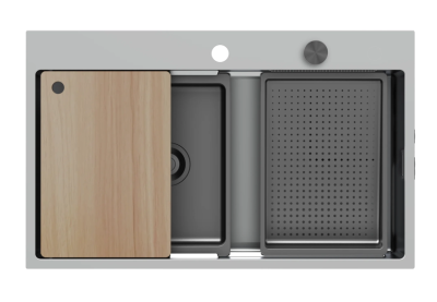 Мойка 480x780, одна чаша, нержавеющая сталь JOMOO 06293-BZ-1