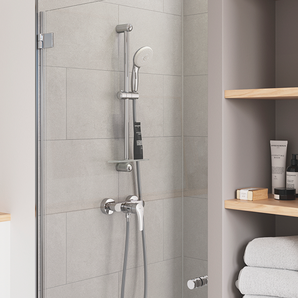 Смеситель для душа, наружный, хром Grohe Eurosmart 33555003