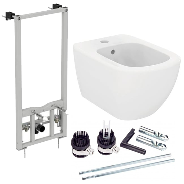 Комплект 2в1: Инсталляция, биде Ideal Standard TESI K21091303