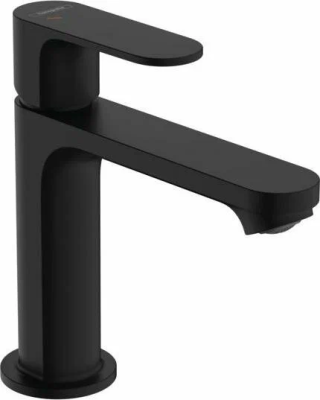 Смеситель для раковины 110, с донным клапаном, черный Hansgrohe Rebris S CoolStart 72519670 Смеситель для раковины 110, с донным клапаном, черный Hansgrohe Rebris S CoolStart 72519670