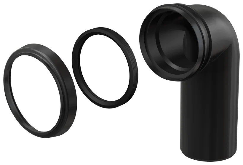 Отвод для инсталляции 90/90 мм Alcaplast M908