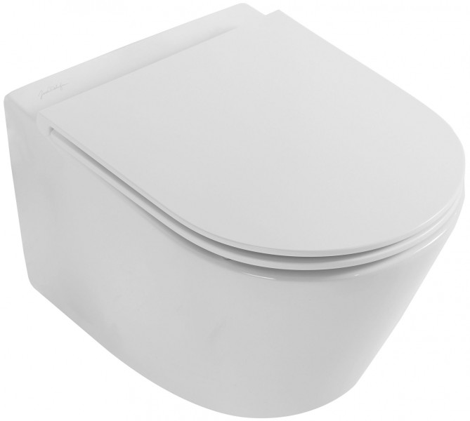 Унитаз подвесной, безободковый, белый Jacob Delafon Rodin EDY102-00