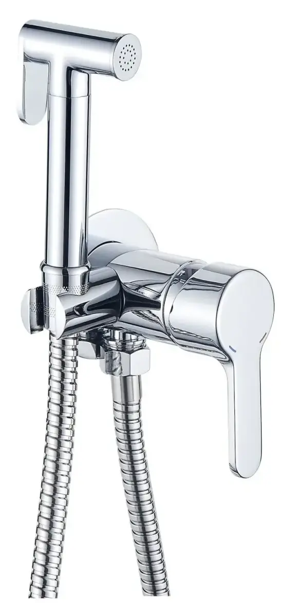 Гигиенический душ со смесителем, встраиваемый, хром ESKO SMH01
