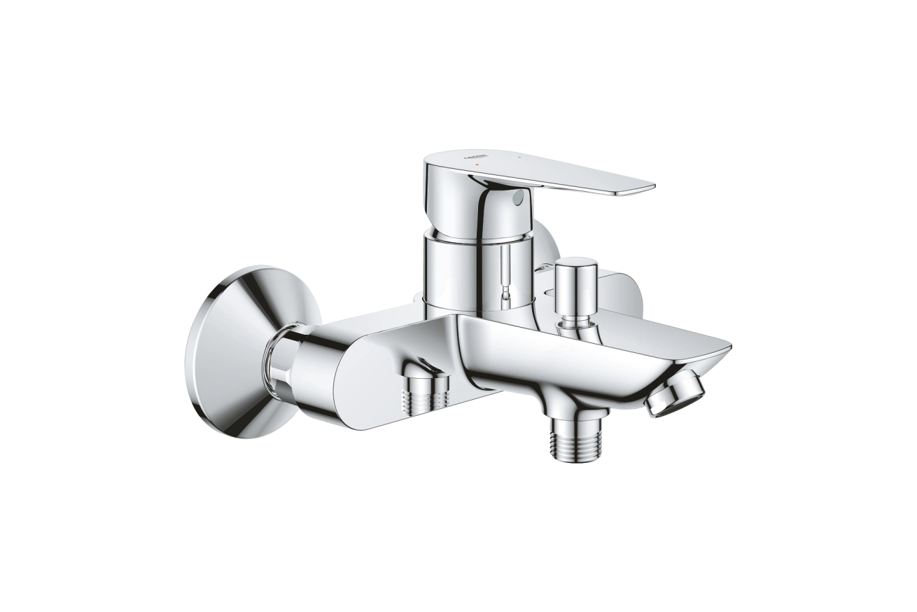 Комплект смесителей для раковины, ванны с душевым гарнитуром, хром Grohe BauEdge 1000180