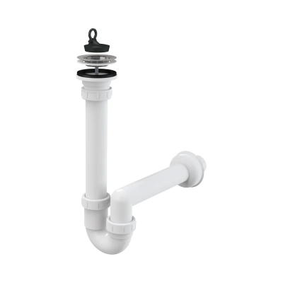 Сифон трубчатый, с нержавеющей peшeткой D70 Alcaplast A800-DN40