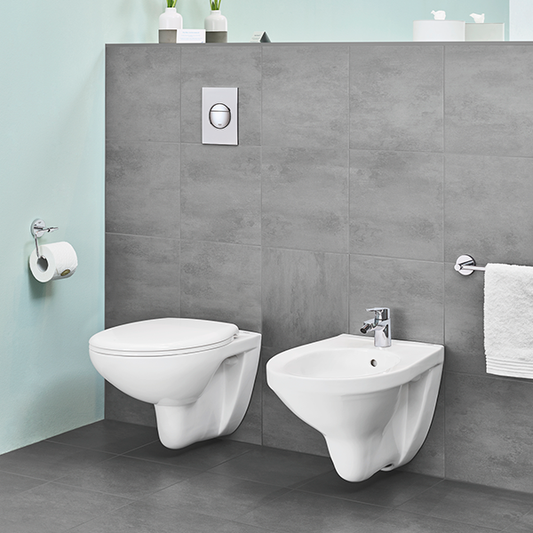 Биде подвесное, без крепежей, альпин-белый Grohe Bau Ceramic 39433000