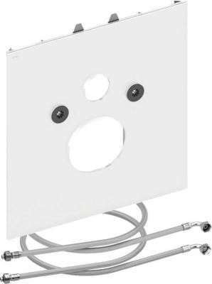 9650109 TECElux Нижняя панель для установки унитаза ТЕСЕоnе, стекло белое